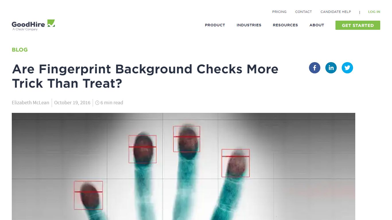 What Do Fingerprint FBI Background Checks Show? | GoodHire